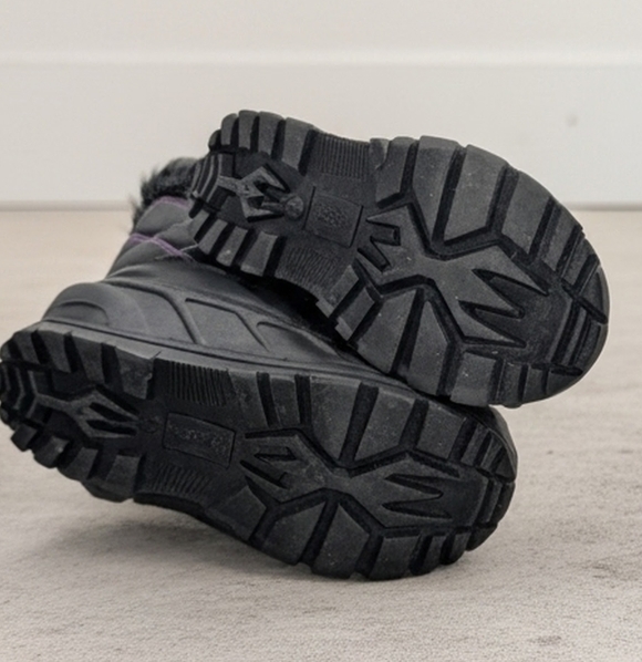 342 Itasca Ice Princess Youth Grway Winter Snow Boots - Picture 3 of 5